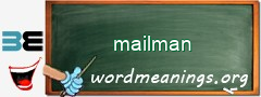 WordMeaning blackboard for mailman